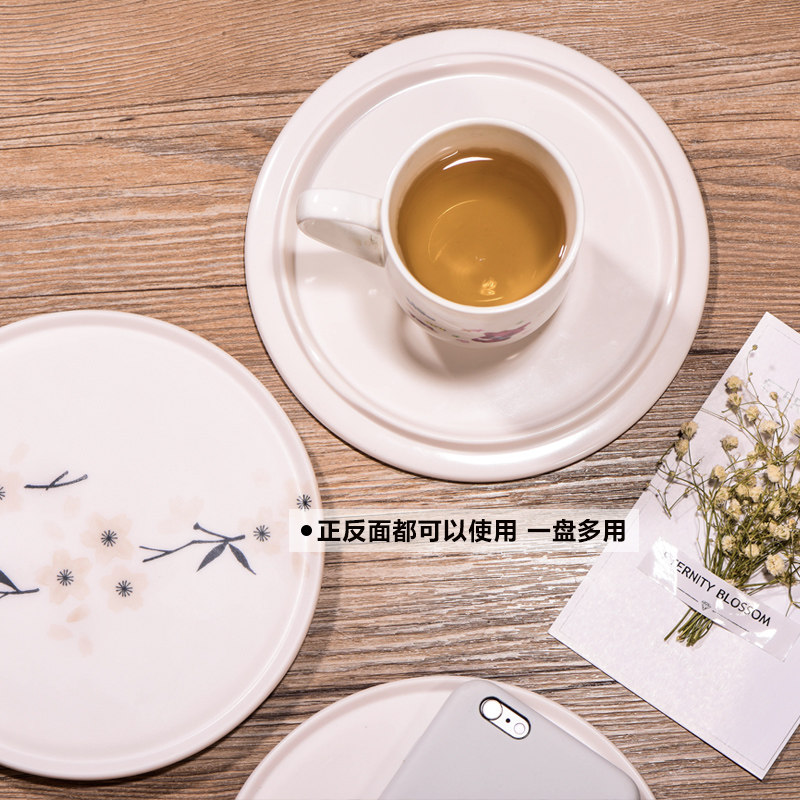 欧式圆形家用防烫隔热垫加厚y密胺餐桌垫碗垫杯垫厨房锅垫可水洗