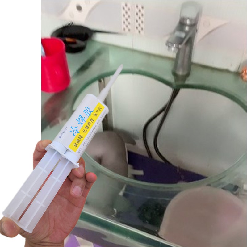 玻璃洗手盆松脱掉落粘接专用云石胶卫生间台下盆洗面盆安装固定胶