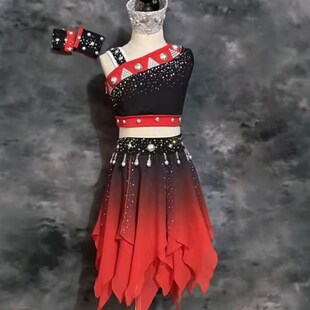 儿童民族服装畲族苗族仫佬族壮族盛装独舞少O数民族服装舞台三月