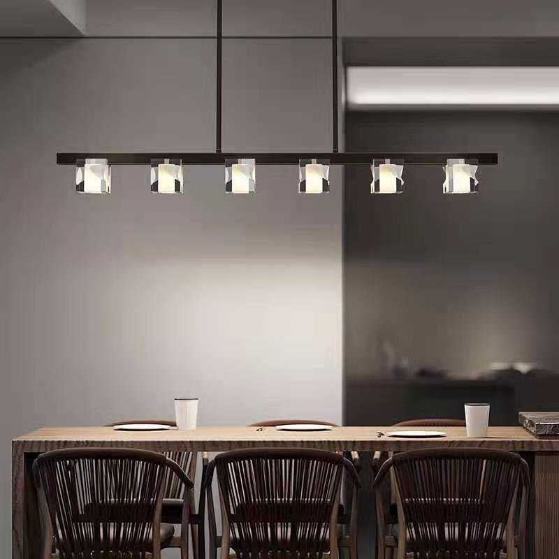 中山工厂直销loft设计师全铜轻奢餐厅灯后现代简约大气吊灯饭厅吧