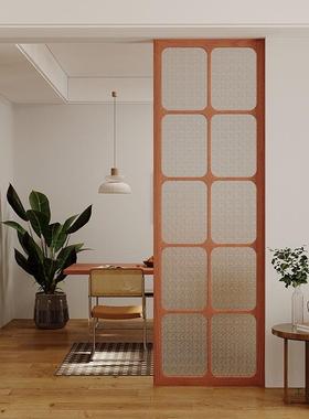 台古入户进门玄关JLL海棠花璃玻中古洗手隔断客厅宫格复遮挡屏风