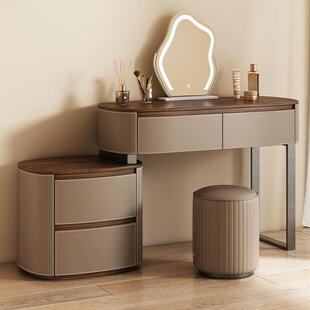 2台02新款 实YFW木5床头全柜梳妆一体小户型卧室现代卧室简约收纳T