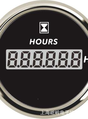 52m数ECPW小时显发动转速小时计计时表货改机装汽车m车叉车轮船客