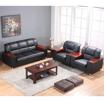 现代简约办公室沙发务接待会客商客沙发318尚茶几组合3时1厅8