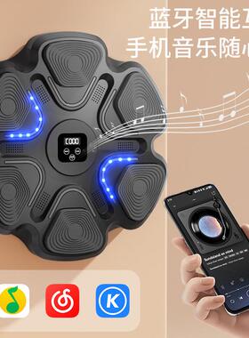 智能WY-9621音乐拳击机训节练红反应墙靶网拳靶家用儿童打奏靶成