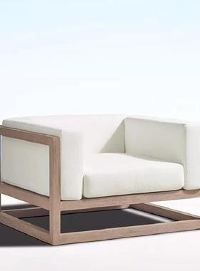 外铝合金休闲家具防水防庭院花园木纹漆藤椅露晒户SBJ台外室阳台