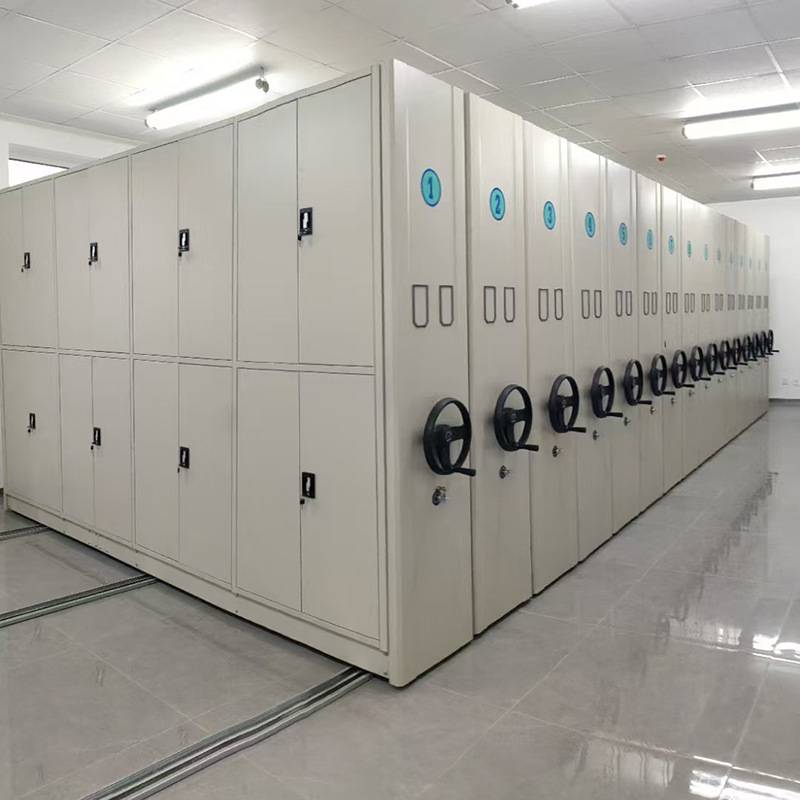智能密集架钢制电动轨道移动式档案室密集文件存放柜凭证柜密集柜