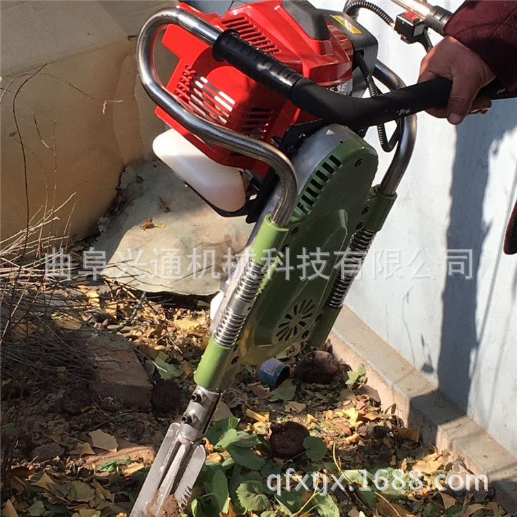 轻便省力带土球汽油挖树移栽机