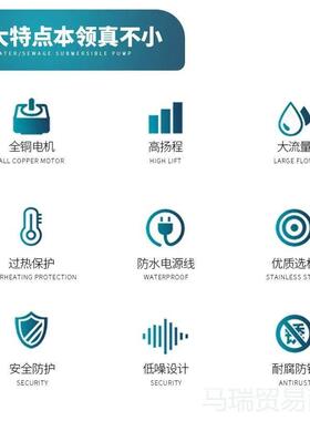 220不锈农深井吸泵家用自泵水井用小型潜IYJ水泵电钢力