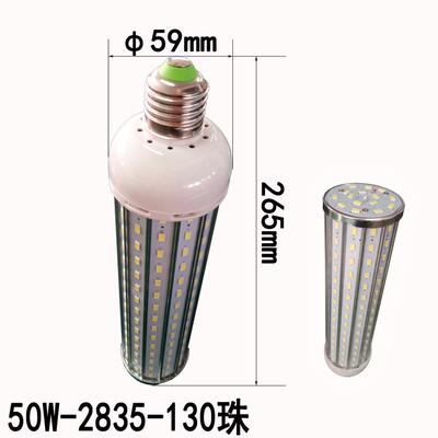 柱恒流宽电压LED能节灯50W长50Wled玉米灯铝材长条玉米灯长玉米泡