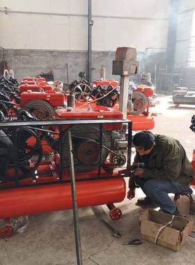 跨境现货20马力空柴油控空压机自GJD式流动补胎气压缩机气流动补