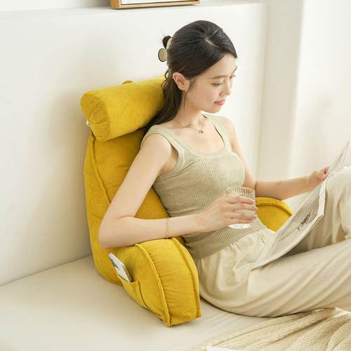 YK-C072人背体工学腰靠办公护腰座椅靠枕床头腰垫垫腰室枕椅子沙