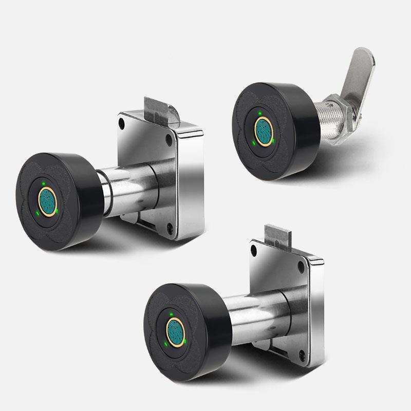 柜W7能指纹锁智家用床头抽屉电子柜密码锁文件信箱F76H6SHH锁柜子