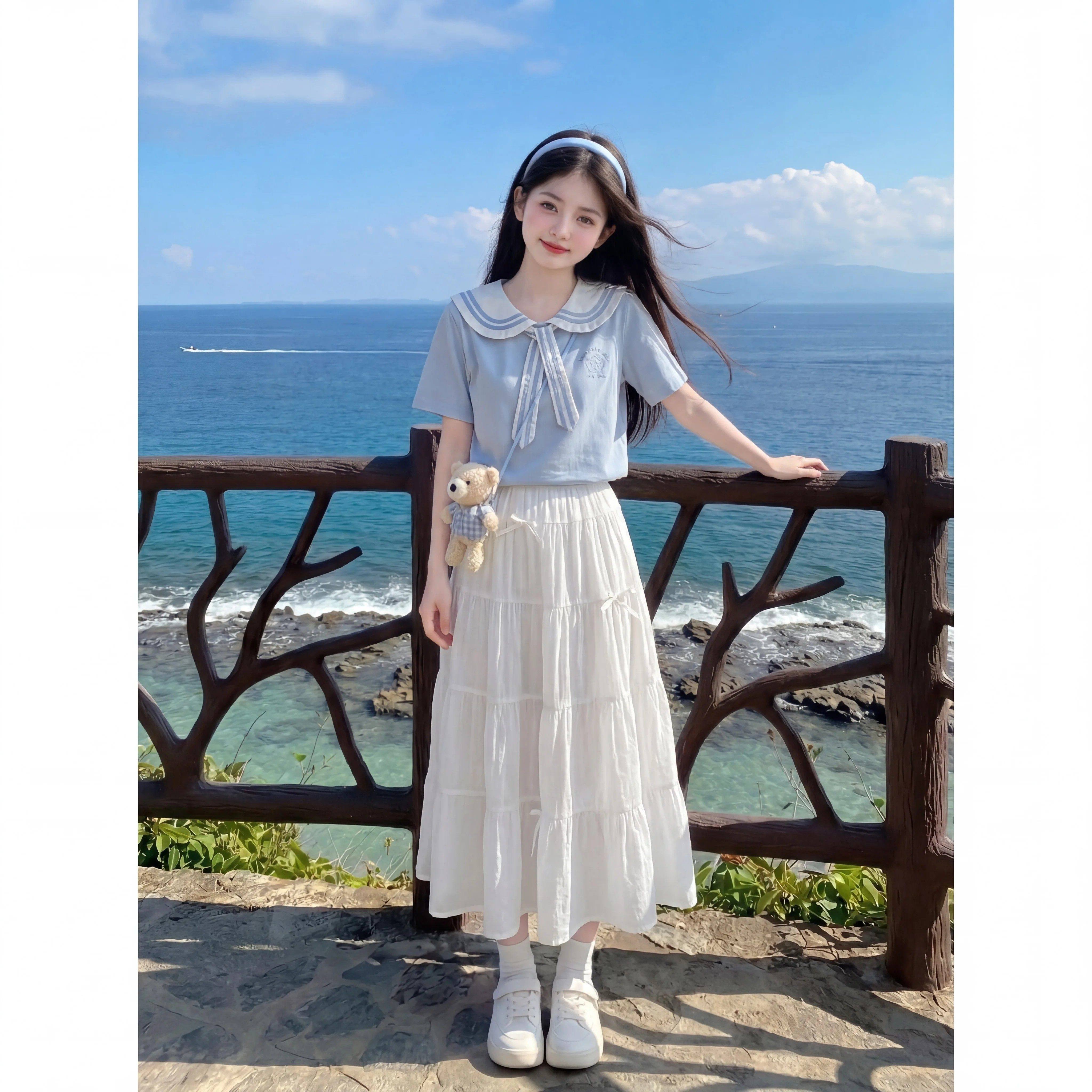 适合女童夏天穿的套装2026图片
