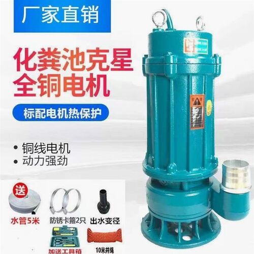 德国进口日本潜水泵220v污水泵家用抽水小型抽水机高扬程农用灌溉