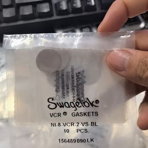 世伟洛克Swagelok盲垫片VCR堵板垫片NI-8-VCR-2-VS-BL镍1/2-1/4