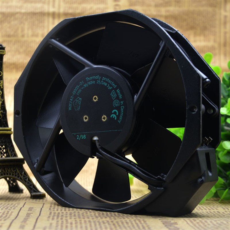 W2E142-BB05-01 115V 25/24W 17238 17CM 全金属 风扇