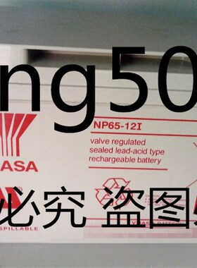 低价YUASA汤浅12V65AH NP65-12直流屏电柜/UPS电源NP65-12I蓄电池