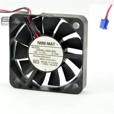 原装NMB美蓓亚 散热风扇2004KL-09W-B50 5010 18V 0.14ACPU散熱器