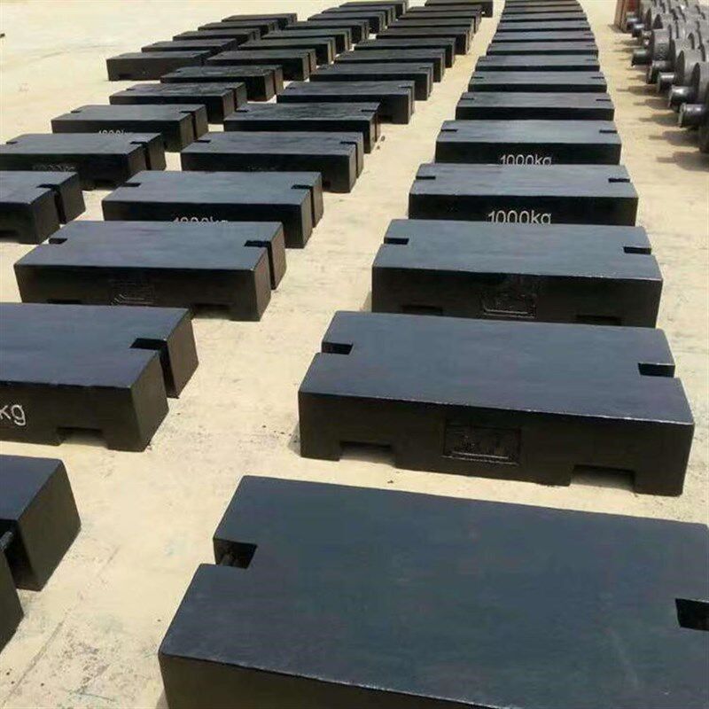 1吨2吨铸铁砝码锁型平板标准砝码地磅检验配重块1000kg2T500公斤