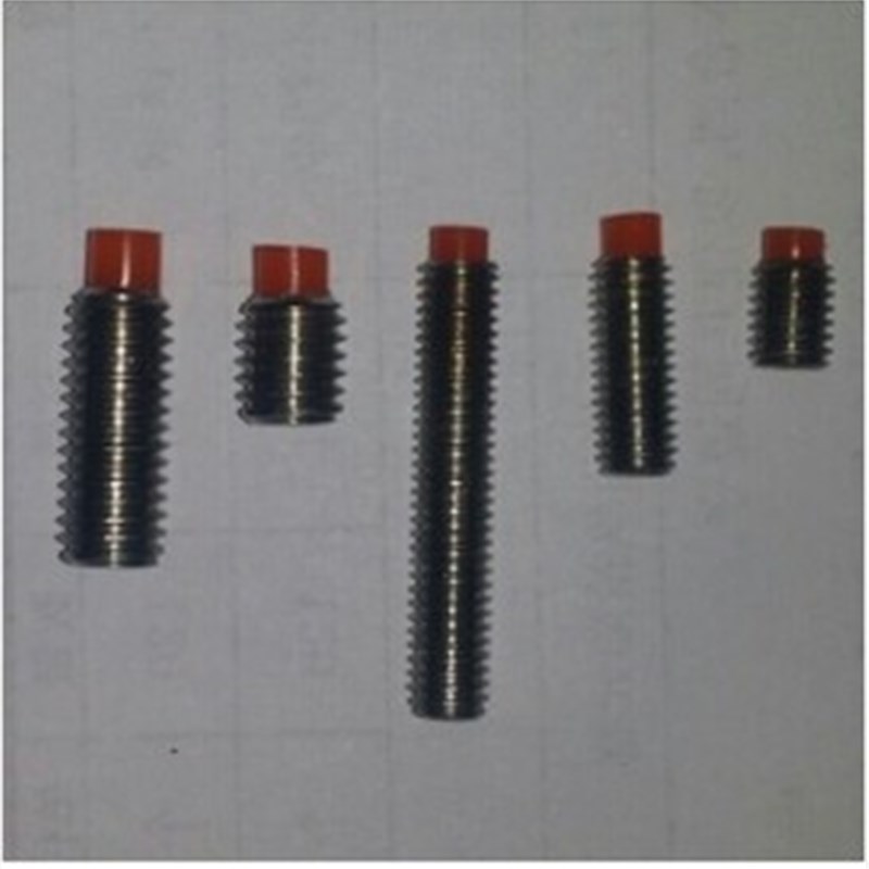 带聚氨酯止动螺栓肩型 缓冲螺丝M5/6/8/10/12防撞螺杆橡胶头定位