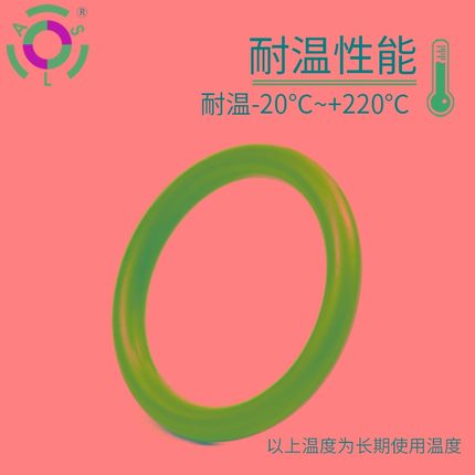 密封胶圈o型圈FKM外径(200-300)*5.7mm/1只阀门水泵氟胶o型圈