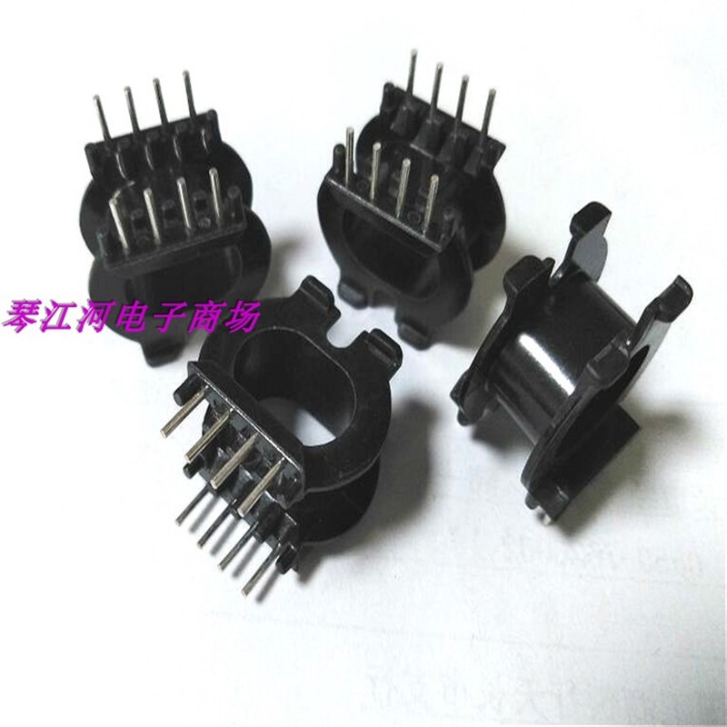 快充变压器ATQ2516磁芯PC95材质加骨架卧式4+4针电木材质