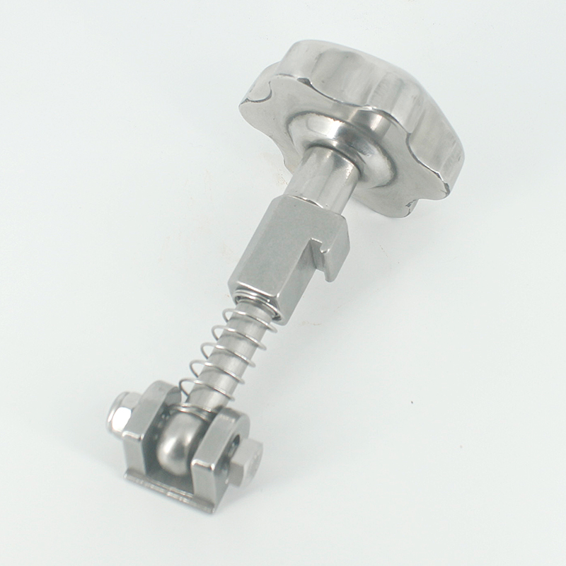 304不锈钢人孔吊环圆螺母螺丝槽钢扣反应釜梅花手柄螺栓螺帽套装