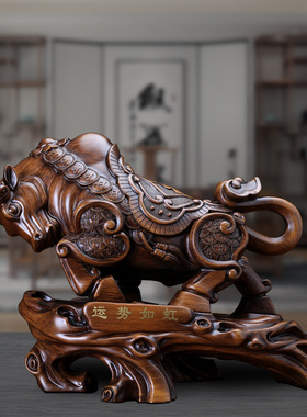 2021生肖牛年牛工艺品摆件家居客厅电视J酒柜博古架装饰品招财摆