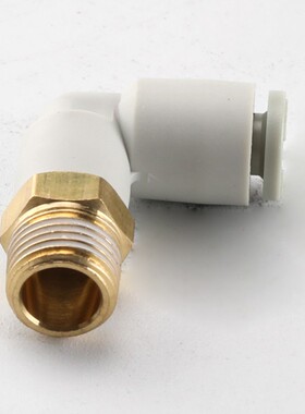 气管L型外螺纹弯通90度接头KQ2L04/06/08/10/12-M5/02S/03/04S