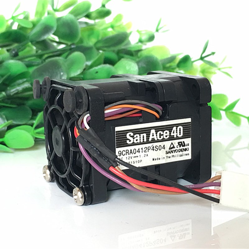 日本三洋SANYO 4CM 4048 12V 1.2A 超暴力增压风扇9cra0412p4s04