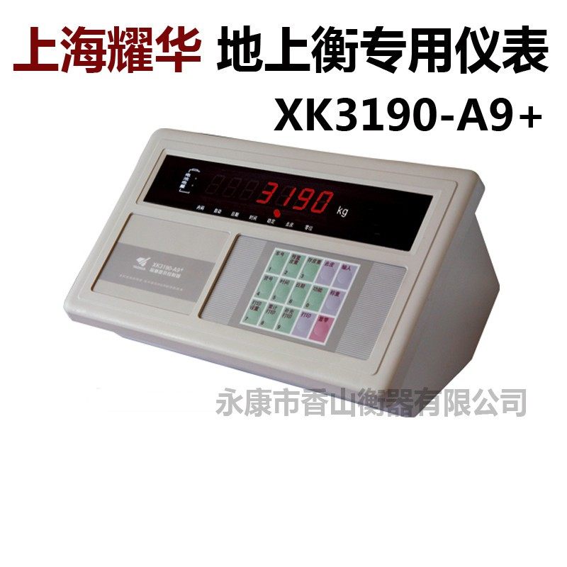 上海耀华XK3190-A9+P称重仪表/地磅显示器/地磅显示屏/衡器地磅