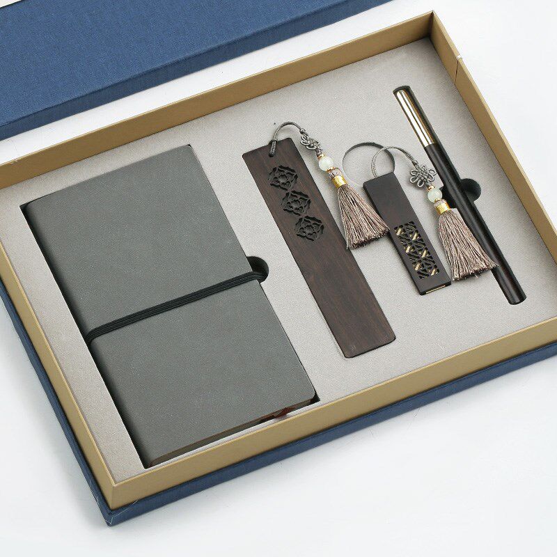 男士礼物实用商务礼品 高档书签本子定制刻字 送男友有意义的礼物