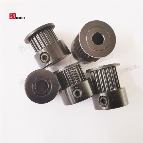 究其科技 20齿 16齿  2GT同步轮   3D打印机配件 黑色阳极氧化