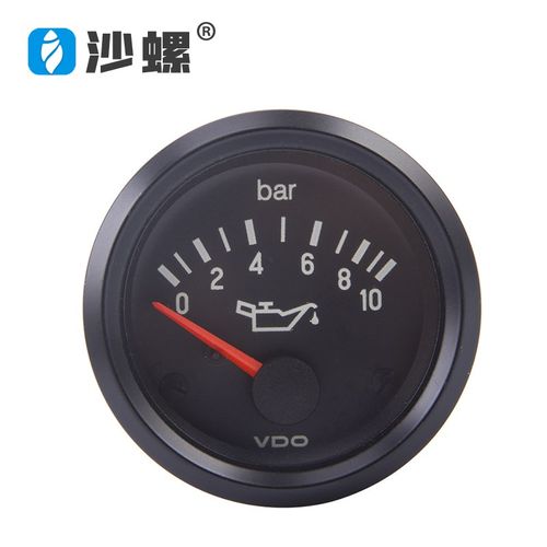 发电机组机油压力表D2102-01000 VDO机油压力表推土机仪表0-10bar