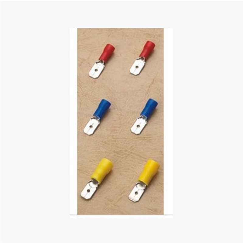 绝缘插片 4-6平方 插簧公绝缘端头 MDD5.5-250 500只/包