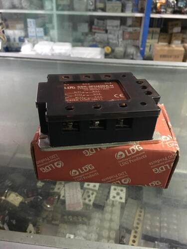 LDG立得SSR-3PH40DA-H三相固态继电器模块直流控交流40A