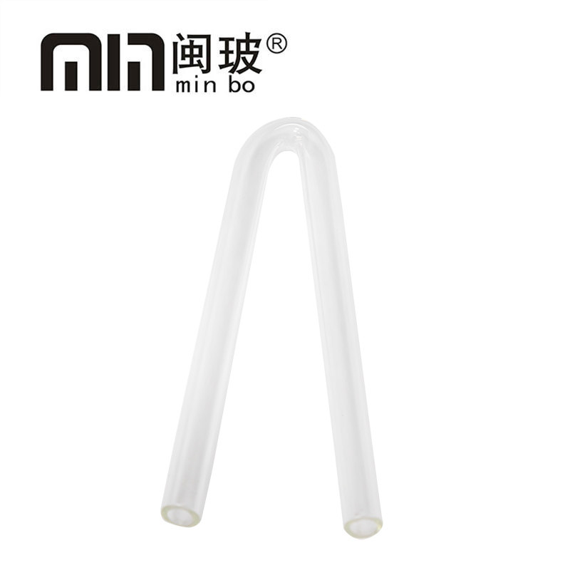 玻璃弯管30度 90度导管连接 带图规格可定制 生物实验室教学仪器