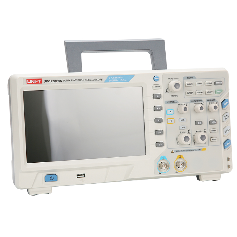 优利德UPO2202CS 双通道数字荧光示波器200M带宽数字存储示波表