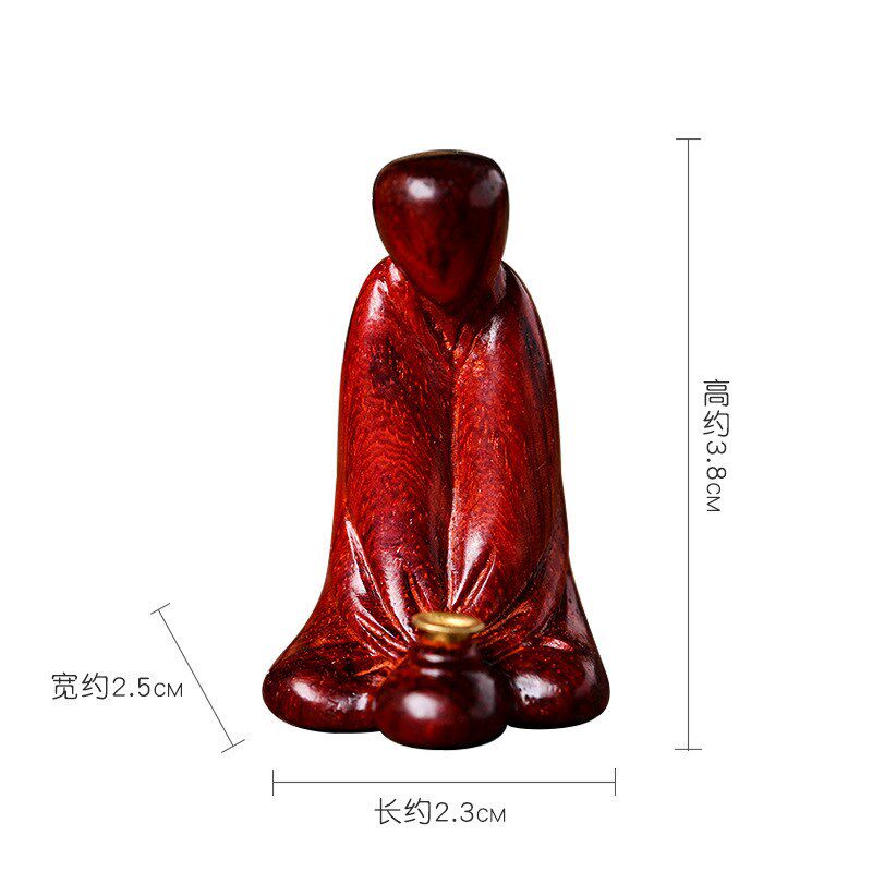 小叶紫檀香插红木插线香炉香座家用禅意礼香薰炉复古风厂家