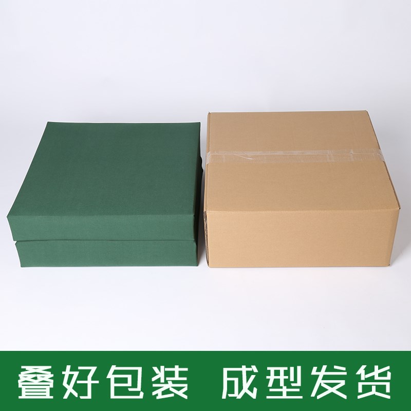 军绿色内务被可盖棉被成型豆腐块模型被帆布定型被学生Z宿舍标兵