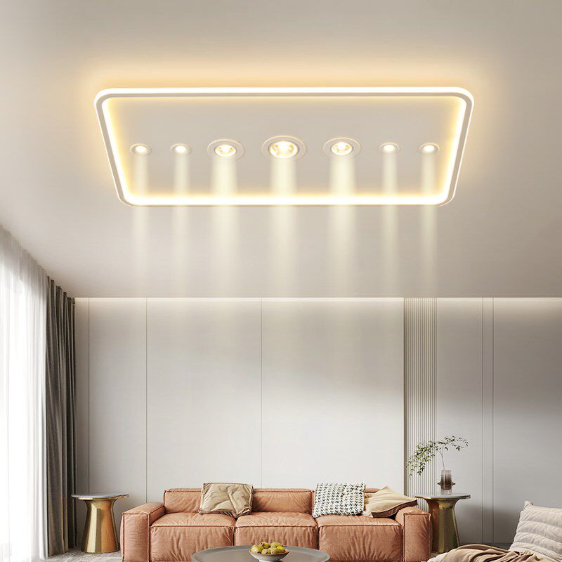 客厅吸顶灯led现代简约长方形大气卧室餐厅灯无主灯全屋套餐