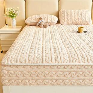 塔夫绒床笠单件床罩床床套防夏席思床垫尘保梦WD07护单全包