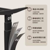 现站货智能双机电动升桌降腿桌架立式 办公学习电电竞电633脑桌腿