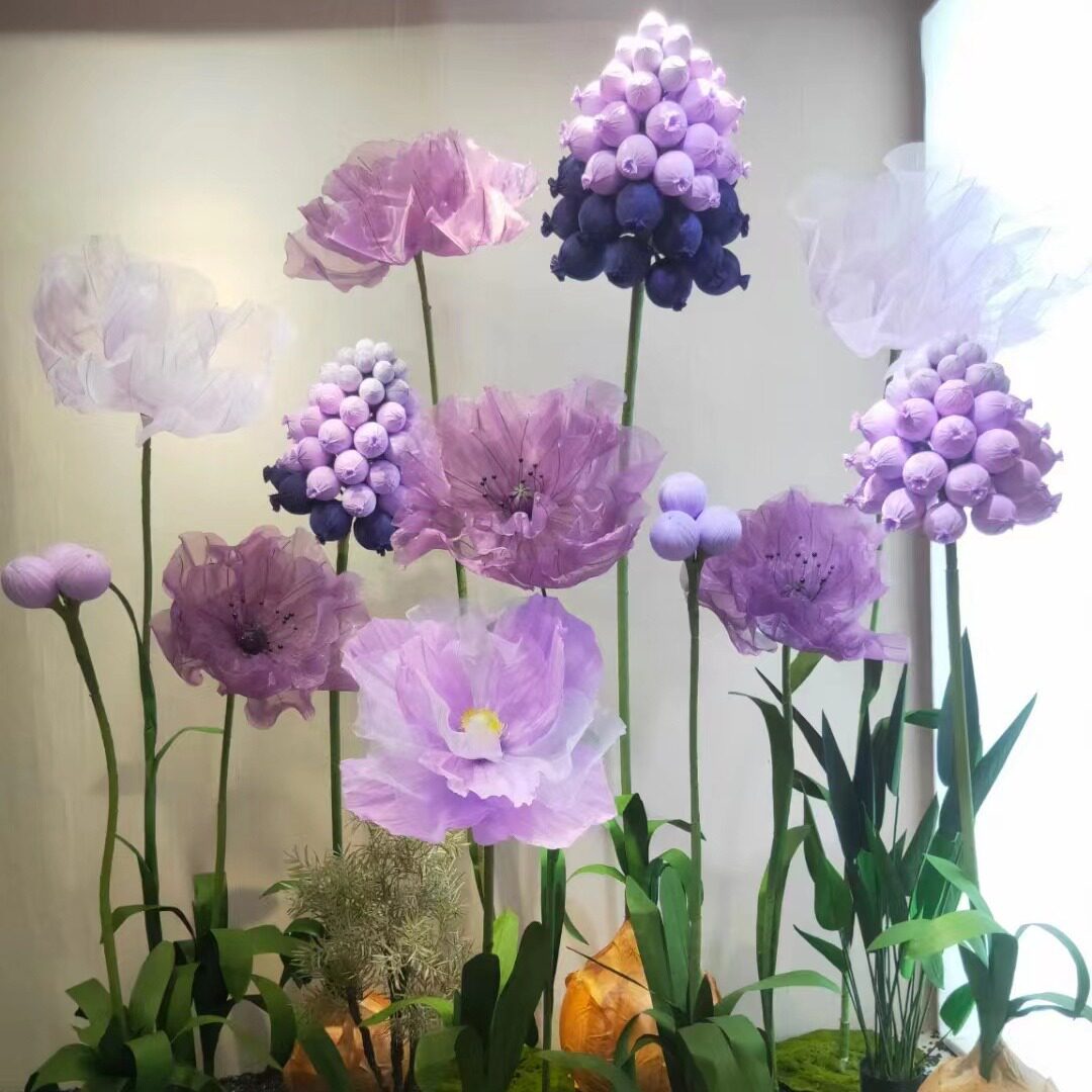 新款婚庆路引花纱网成品