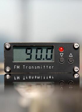 2千米FM发射机数字显示0.5W500mW立体声76-108M英语听力