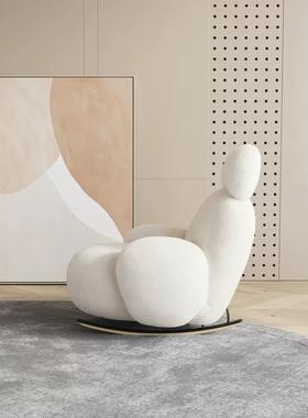 大白椅网红可爱小29657沙休发单人地上沙懒人简发约现代阳台息椅