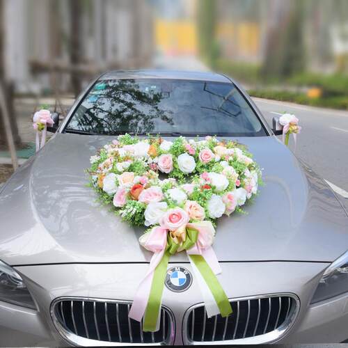 永恒天使D621工621车装扮婚用品厂尤庆婚加利玫瑰婚车大爱心实价