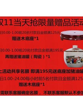 米桶米缸IKI2陶瓷带盖面装家缸用0斤30斤50斤大号水缸防潮油缸