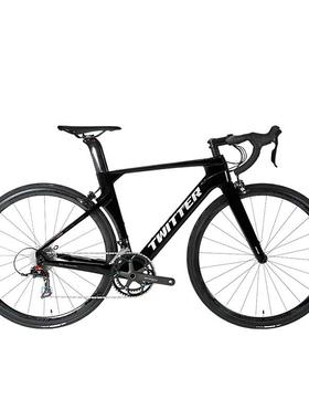 货源骓R10-CB特碳纤维公路车2变速i动气破风自行车2可出口bcycle